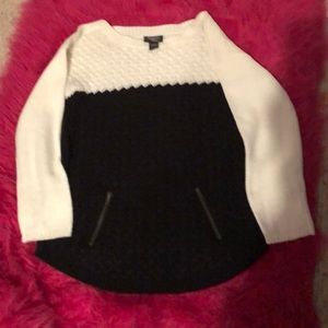 Black and White Sweater